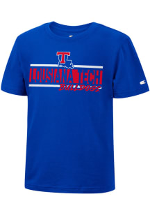 Colosseum Louisiana Tech Bulldogs Toddler Blue Big Fun Short Sleeve T-Shirt