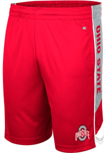 Colosseum Ohio State Buckeyes Mens Red Athletic O Shorts