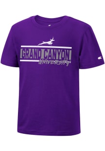 Colosseum Grand Canyon Antelopes Toddler Purple Big Fun Short Sleeve T-Shirt