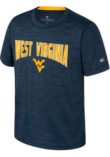 Colosseum West Virginia Mountaineers Toddler Navy Blue Rylos Short Sleeve T-Shirt