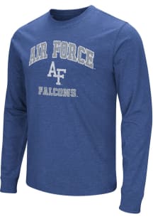 Colosseum Air Force Falcons Blue Playbook Long Sleeve T Shirt