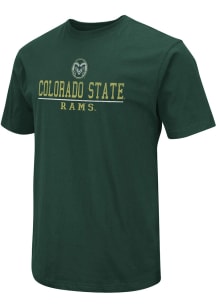 Colosseum Colorado State Rams Green Field Short Sleeve T Shirt