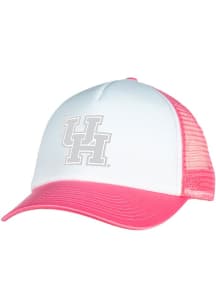 Colosseum Houston Cougars Foam Trucker Style Adjustable Hat - White