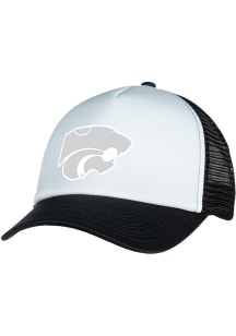 Colosseum White K-State Wildcats Foam Trucker Style Adjustable Hat