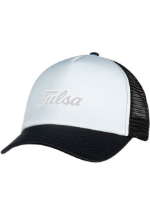 Colosseum Tulsa Golden Hurricane Foam Trucker Adjustable Hat - White