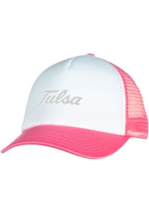 Colosseum Tulsa Golden Hurricane Foam Trucker Style Adjustable Hat - White