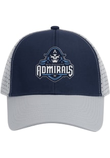 Colosseum Milwaukee Admirals Atomic CPT Performance Adjustable Hat - Navy Blue