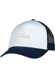 Colosseum Tulsa Golden Hurricane Foam Trucker Design Adjustable Hat - White