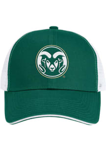 Colosseum Colorado State Rams THE STAPLE 2400 TRUCKER Adjustable Hat - Green