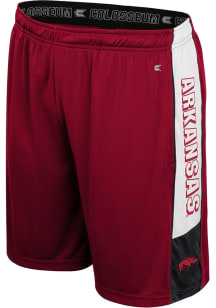 Colosseum Arkansas Razorbacks Mens Cardinal Quantum Shorts