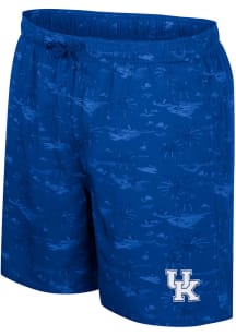 Colosseum Kentucky Wildcats Mens Blue Atmostphere Swim Trunks