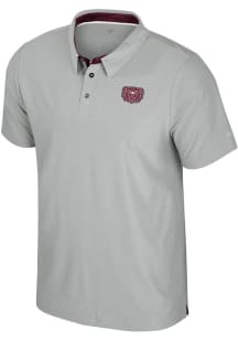 Colosseum Missouri State Bears Mens Grey Atomic Short Sleeve Polo