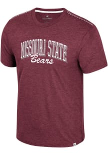 Colosseum Missouri State Bears Maroon Physicist Short Sleeve Fashion T Shirt