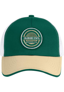 Colosseum Colorado State Rams RABI 2400 TRUCKER Adjustable Hat - Green