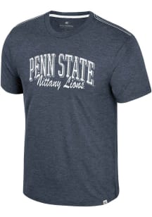 Penn State Nittany Lions Navy Blue Colosseum Physicist Short Sleeve Fashion T Shirt