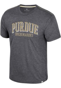 Purdue Boilermakers Black Colosseum Physicist Short Sleeve Fashion T Shirt