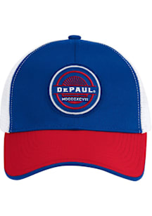 Colosseum DePaul Blue Demons RABI 2400 TRUCKER Adjustable Hat - Blue