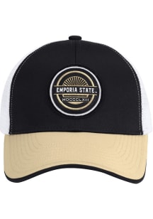Colosseum Emporia State Hornets RABI 2400 TRUCKER Adjustable Hat - Black