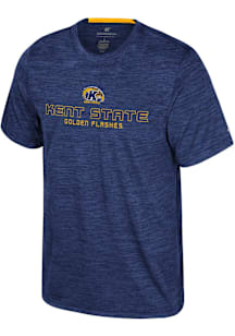 Colosseum Kent State Golden Flashes Navy Blue Theoretical Short Sleeve T Shirt