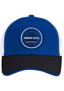 Colosseum Indiana State Sycamores RABI 2400 TRUCKER Adjustable Hat - Blue