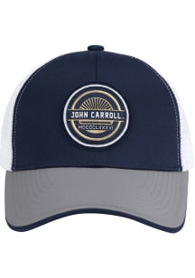 Colosseum John Carroll Blue Streaks RABI 2400 TRUCKER Adjustable Hat - Navy Blue