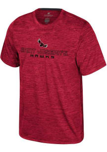 Colosseum Saint Josephs Hawks Cardinal Theoretical Short Sleeve T Shirt