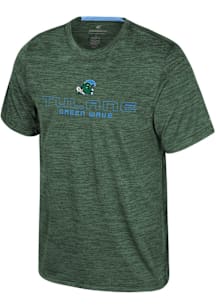Colosseum Tulane Green Wave Green Theoretical Short Sleeve T Shirt