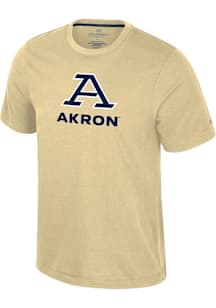Colosseum Akron Zips Gold Teller Short Sleeve T Shirt