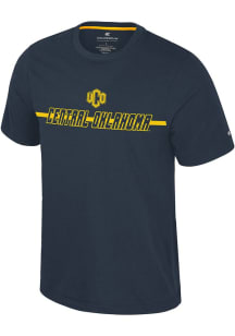Colosseum Central Oklahoma Bronchos Navy Blue Teller Short Sleeve T Shirt