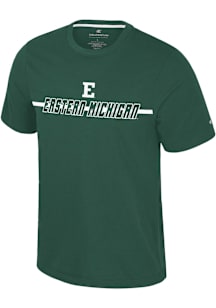 Colosseum Eastern Michigan Eagles Green Teller Short Sleeve T Shirt