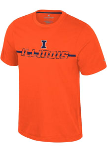 Illinois Fighting Illini Orange Colosseum Teller Short Sleeve T Shirt