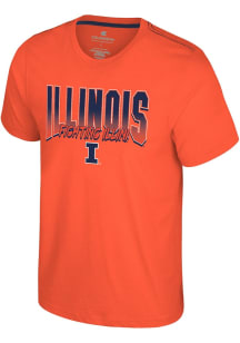 Illinois Fighting Illini Orange Colosseum Manhattan Project Short Sleeve T Shirt