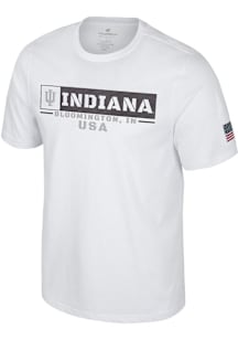 Indiana Hoosiers White Colosseum OHT Clearance Short Sleeve T Shirt
