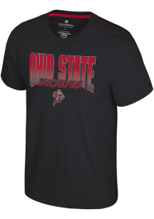 Ohio State Buckeyes Black Colosseum Manhattan Project Short Sleeve T Shirt