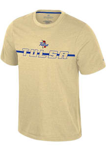 Colosseum Tulsa Golden Hurricane Gold Teller Short Sleeve T Shirt