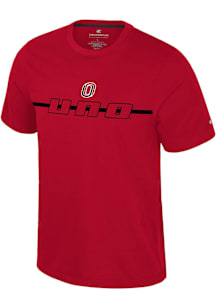 Colosseum UNO Mavericks Red Teller Short Sleeve T Shirt