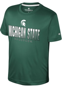 Youth Michigan State Spartans Green Colosseum Hargrove Short Sleeve T-Shirt