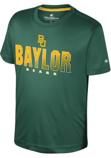 Colosseum Baylor Bears Youth Green Hargrove Short Sleeve T-Shirt
