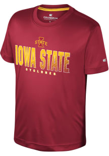 Colosseum Iowa State Cyclones Youth Cardinal Hargrove Short Sleeve T-Shirt