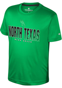 Colosseum North Texas Mean Green Youth Kelly Green Hargrove Short Sleeve T-Shirt