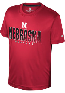 Colosseum Nebraska Cornhuskers Youth Red Hargrove Short Sleeve T-Shirt