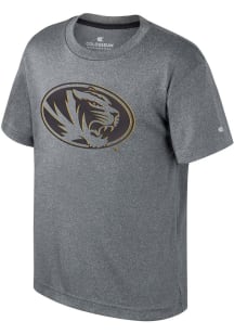 Colosseum Missouri Tigers Youth Grey Very Metal Short Sleeve T-Shirt