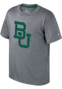 Colosseum Baylor Bears Youth Grey Very Metal Short Sleeve T-Shirt
