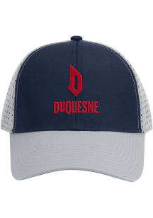 Colosseum Duquesne Dukes ATOMIC CPT CAP Adjustable Hat - Navy Blue