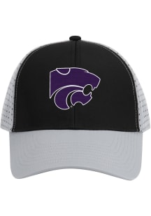 Colosseum Black K-State Wildcats ATOMIC CPT CAP Adjustable Hat