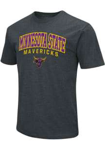 Colosseum Minnesota State Mankato Mavericks Black Playbook Short Sleeve T Shirt