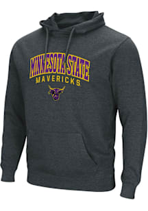 Colosseum Minnesota State Mankato Mavericks Mens Black Campus Long Sleeve Hoodie