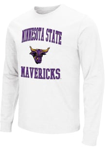 Colosseum Minnesota State Mankato Mavericks White Playbook Long Sleeve T Shirt