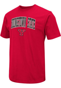 Colosseum Youngstown State Penguins Red Field Design Short Sleeve T Shirt