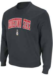 Colosseum Youngstown State Penguins Mens Black Stadium Long Sleeve Crew Sweatshirt